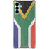 South Africa Flag Distressed Galaxy A13 5G Clear Case